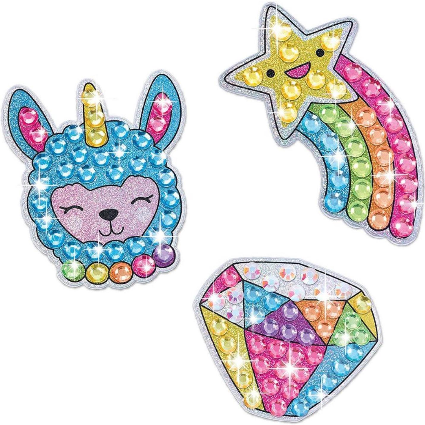 Crafterkids Diamond painting voor kinderen 12 stickers 2